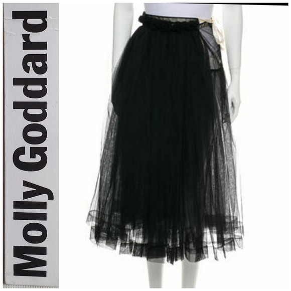 MOLLY GODDARD Dresses & Skirts - MOLLY GODDARD midi length wrap skirt